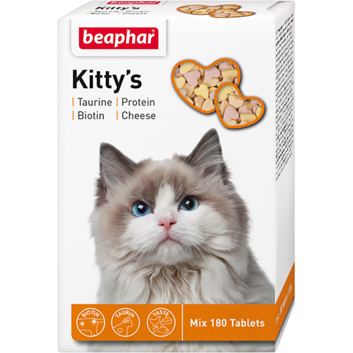 Beaphar Кормовая добавка Kitty's Mix для кошек 180 таб.